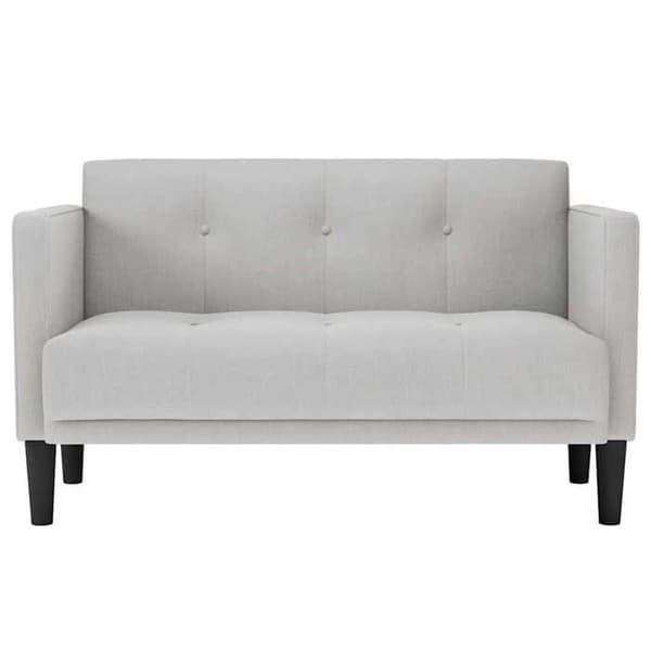 Maison Exclusive - Harmaa pilvikangas kahden hengen sohva 111 cm