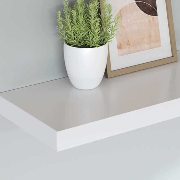 Maison Exclusive - Flytande vägghyllor 2 st vit 60x23,5x3,8 cm MDF