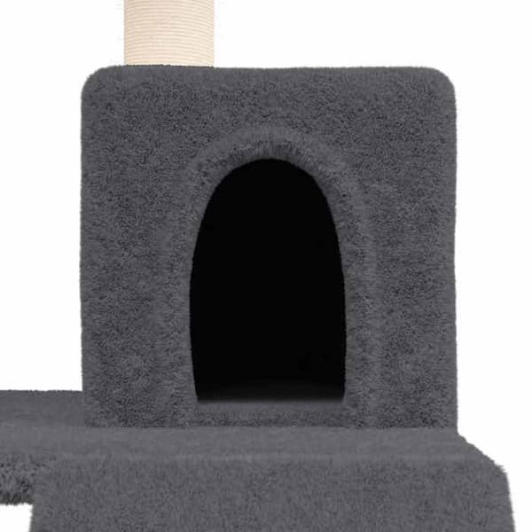 Maison Exclusive - Kattekradse med sisal i mørkegrå 82 cm