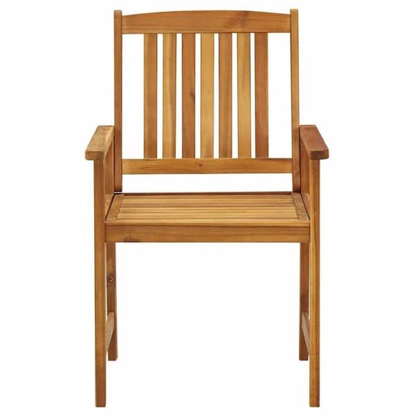 Maison Exclusive - Havestole sæt af 8 Solid akacietræ