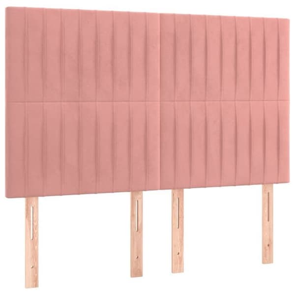 Maison Exclusive - Ruusupääty 144x5x118/128 cm Sametti Ros