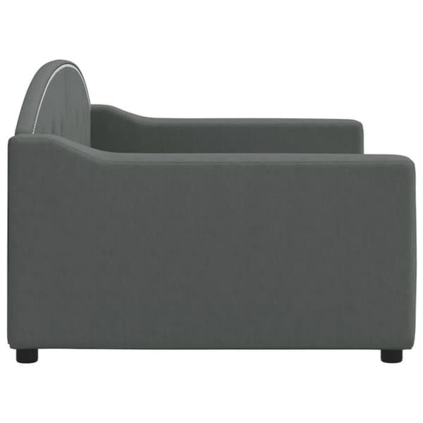 Maison Exclusive - Sengebund uden madras grå 90x190 cm stof