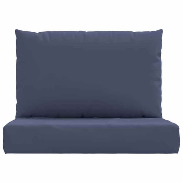 Maison Exclusive - Palettkuddar set om 2 marinblå tyg