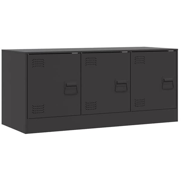Maison Exclusive - Sort TV-møbel 99x39x44 cm stål