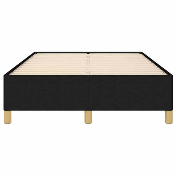 Sengestel - EKSKLUSIV HUS - 120 x 190 cm - Sort - Polyesterstof - Lamelseng Svart