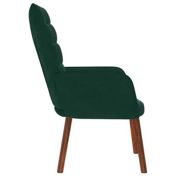 Maison Exclusive - Mørkegrøn Velour Relax stol