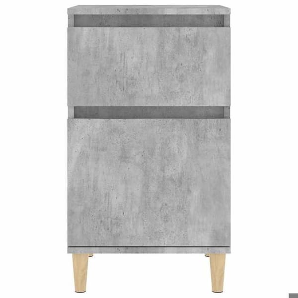 Maison Exclusive - Grå beton natbord 40x35x70 cm