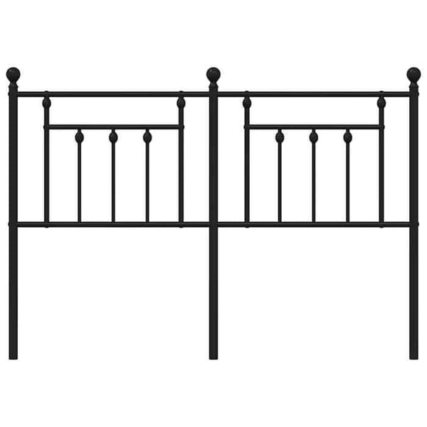 Maison Exclusive - Erstatnings hovedgærde i sort metal 135 cm