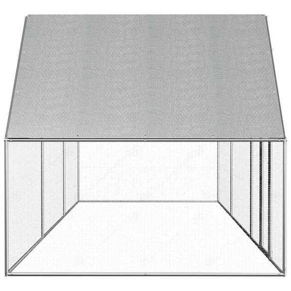 Exklusivt hus - Hönshus 6 x 2 x 2 m Galvaniserat stål