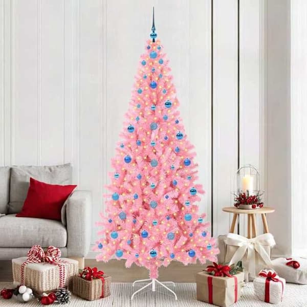 Maison Exclusive - Rosa Juletræ 210 cm PVC Ros