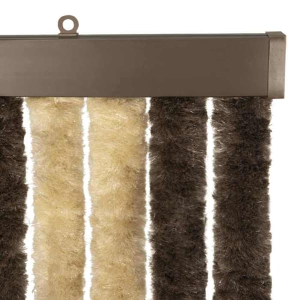 Maison Exclusive - Mörkbrun och beige myggnät