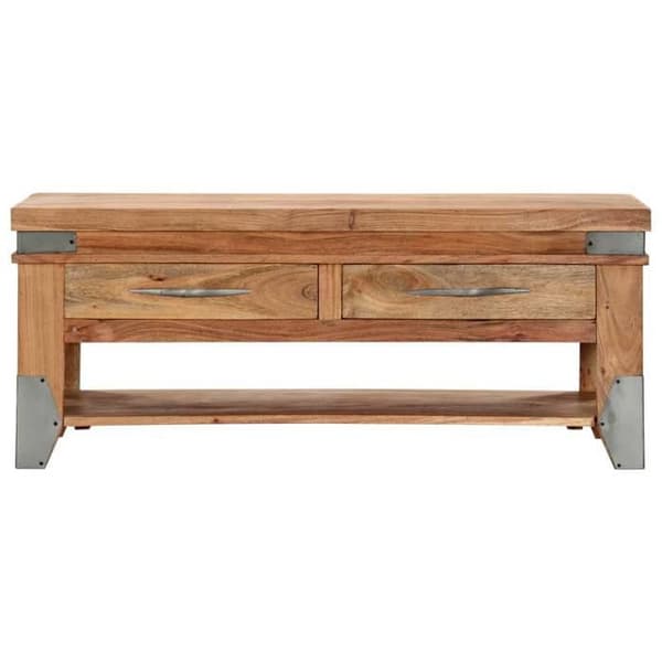 Maison Exclusive - Sofabord 110x52x45 cm Solid akacietræ naturlig träfärg