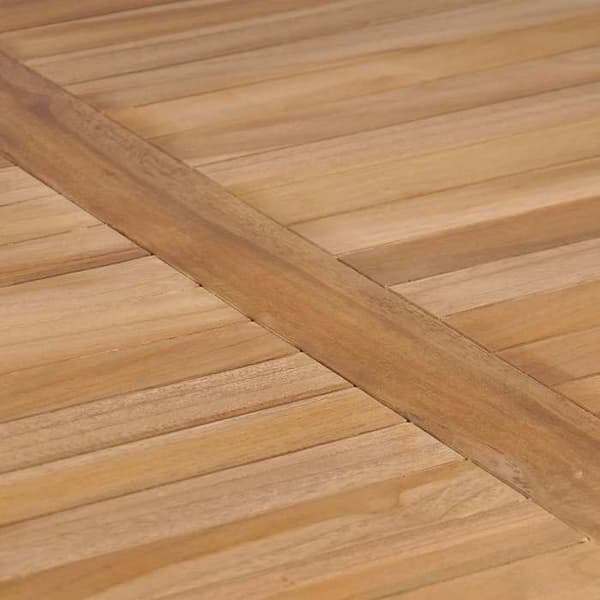 Maison Exclusive - Puutarhapöytä 80x80x77 cm Kestävä teak-puu