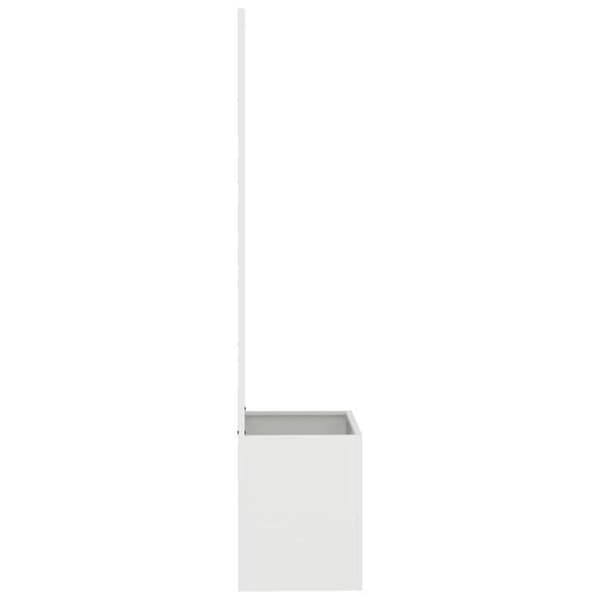 Maison Exclusive - Trädgårdsskyddsskärm Vit 50 x 32 x 150 cm