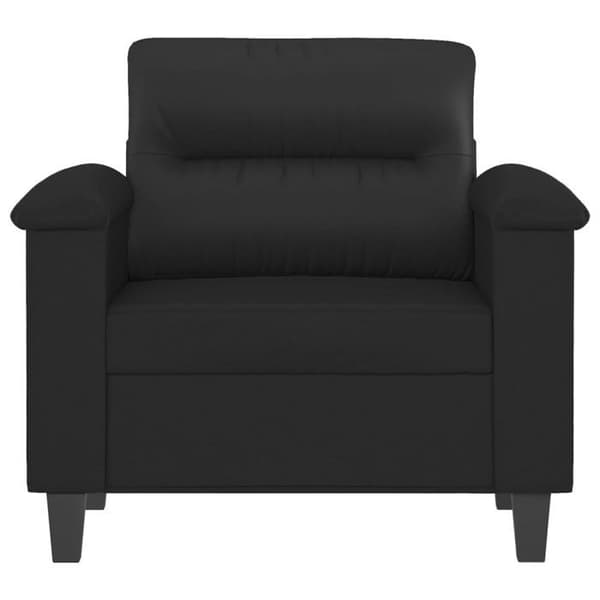 Maison Exclusive - Musta Tuoli 60 cm Keinonahkaa