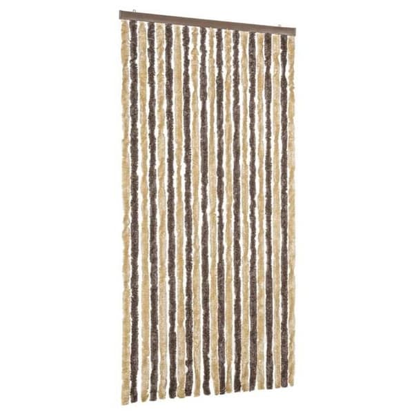 Fluegardin - EKSKLUSIV HUS - Chenille - Beige - 90x220 cm - Til dør