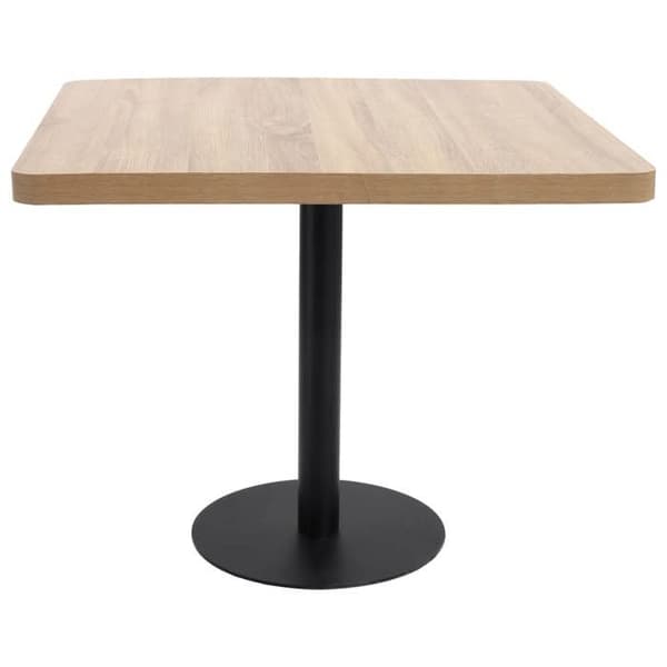 Maison Exclusive - Ljusbrun bistrobord 80x80 cm MDF