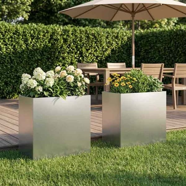 Maison Exclusive - Havekrukke 2 stk Sølv 50 x 30 x 40 cm
