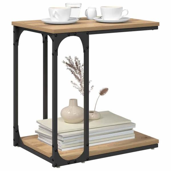 Maison Exclusive - Sidebord i håndlavet eg 50 x 35 x 52 cm
