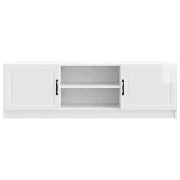 Maison Exclusive - TV-möbel Vit glans 150 x 31 x 47 cm Ingenjörsträ