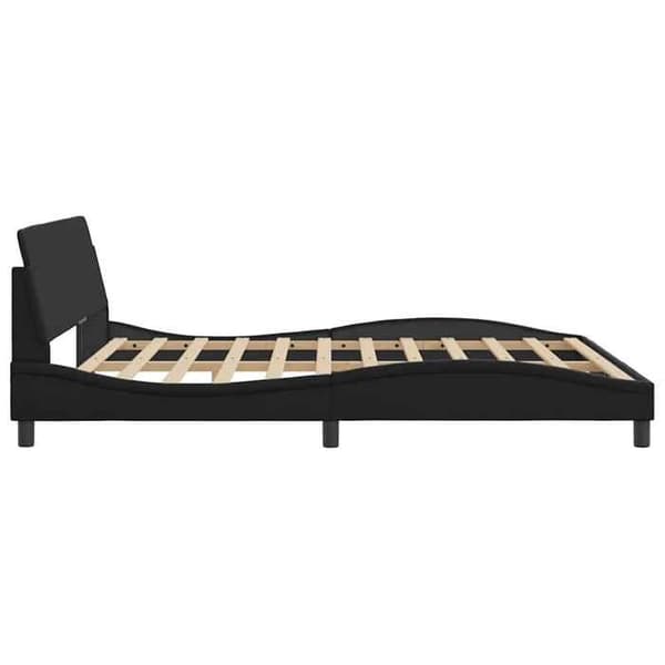 Maison Exclusive - Sängram Dover svart 180x200 cm konstläder