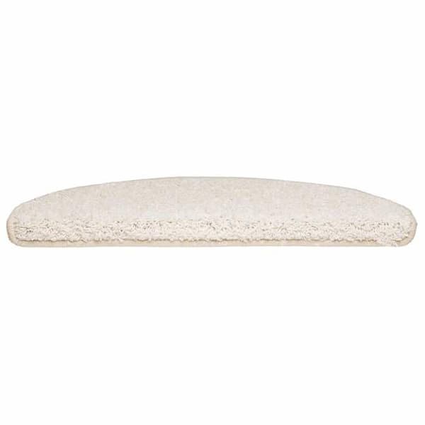 Maison Exclusive - Trappmatta 30 st 65x21x4 cm Vit Halvcirkelformad Stor