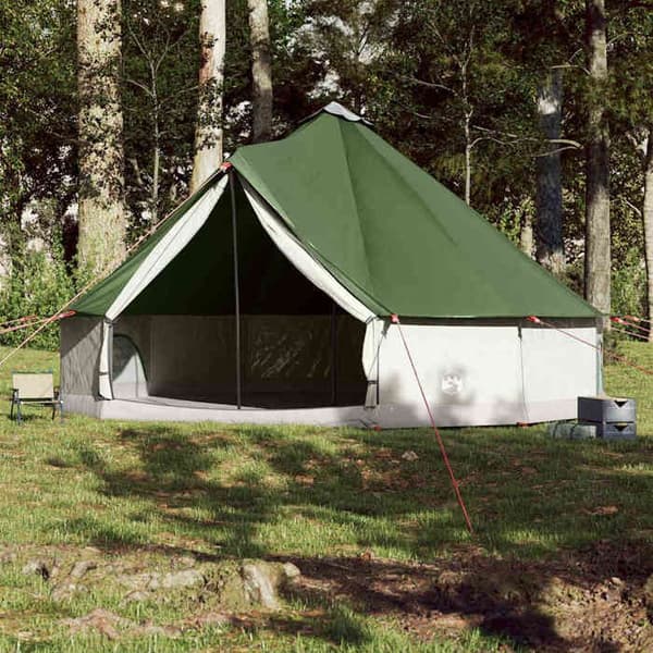Maison Exclusive - Perhe-teltta tipi 12 henkilöä vihreä vedenpitävä