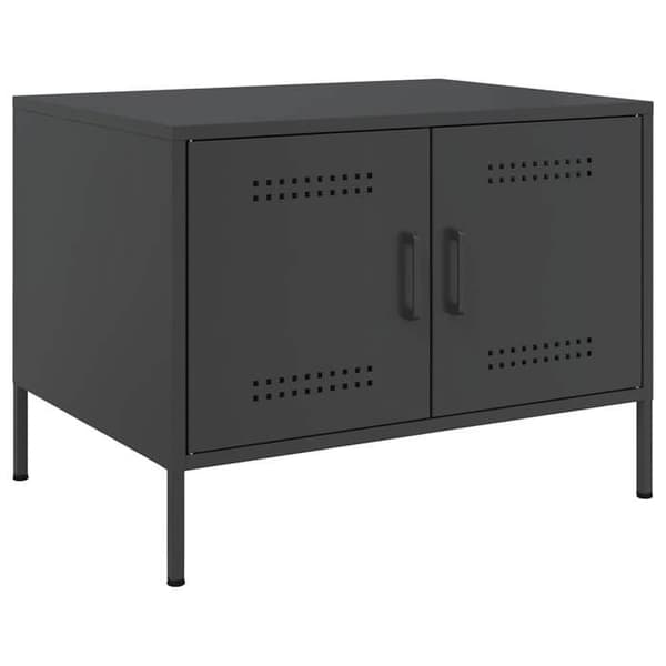 Maison Exclusive - Svart soffbord 68x50x50,5 cm stål