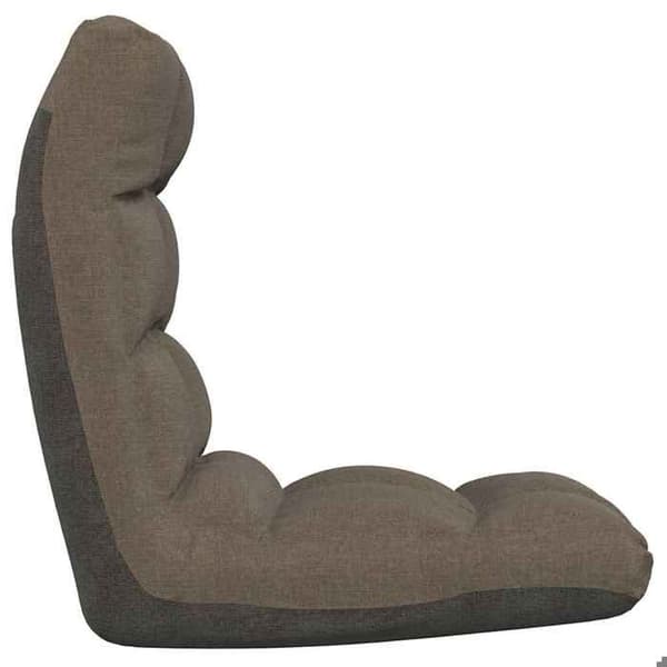Maison Exclusive - Foldbar gulvstol Taupe Stof