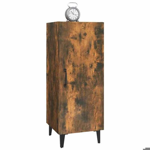 Maison Exclusive - Buffé Ek rökt 34,5x34x90 cm Ingenjörsträ