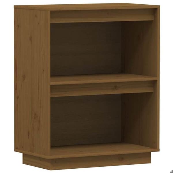 Maison Exclusive - Konsolskab Mørk honning 60x34x75 cm Solid fyrretræ