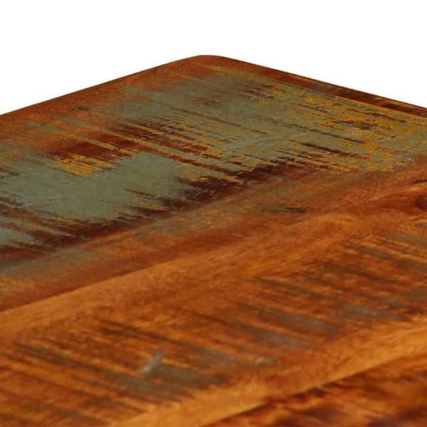 Maison Exclusive - Sofabord og hylde 100x60x35 cm Solid genbrugstræ