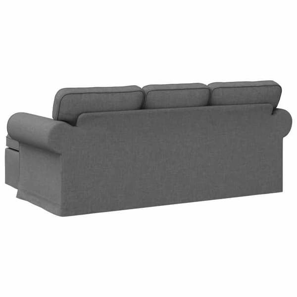 Maison Exclusive - Mörkgrå soffa 195 x 138 x 80 cm tyg