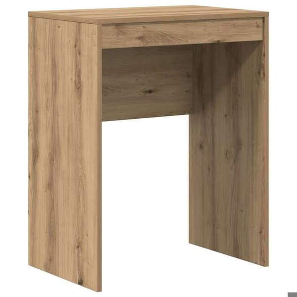 Maison Exclusive - Håndlavet egetræskontor 60 x 40 x 76 cm Ek