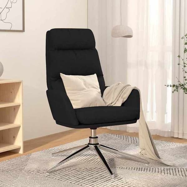 Maison Exclusive - Sort stof afslapningsstol