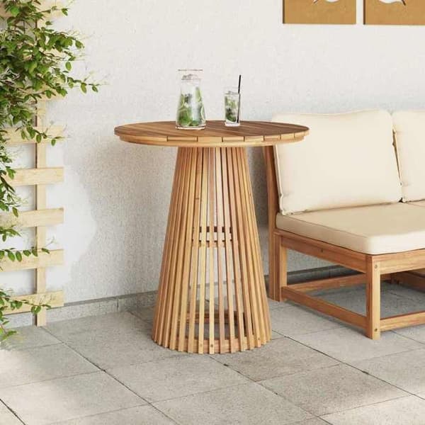 Maison Exclusive - Sidebord Brun 70 x 70 x 75 cm Massivt teaktræ