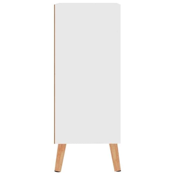 Maison Exclusive - Hvidt buffet 60x30x72 cm ingeniørtræ