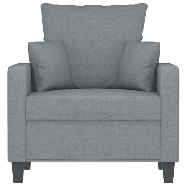 Maison Exclusive - Ljusgrå Fåtölj 60 cm Tyg Ljusgrått