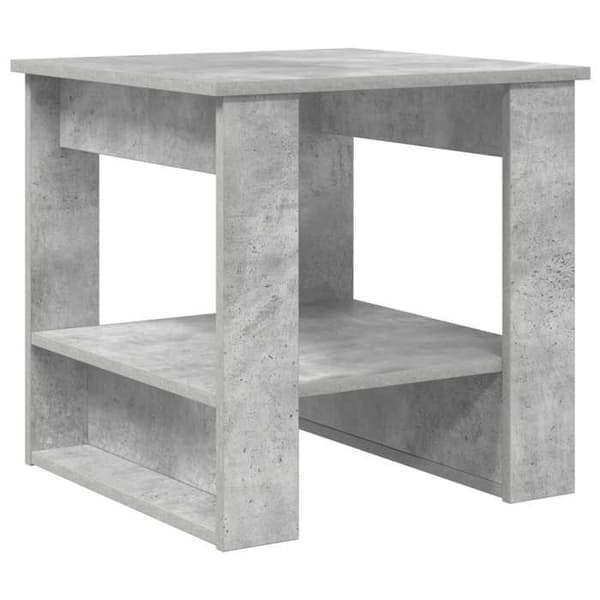 Bord - EKSKLUSIV HUS - 51 x 50 x 50 cm - Beton grå - Ingeniørtræ - Rektangulær Betonggrå