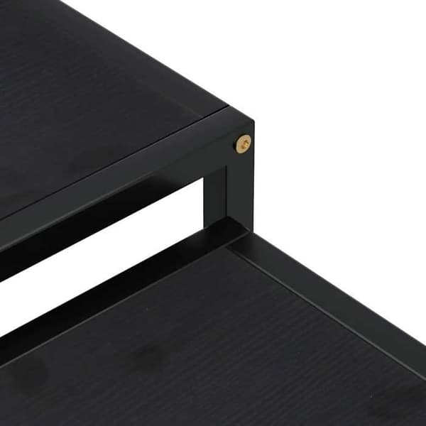 Maison Exclusive - Teepöydät 2 kpl MDF Musta