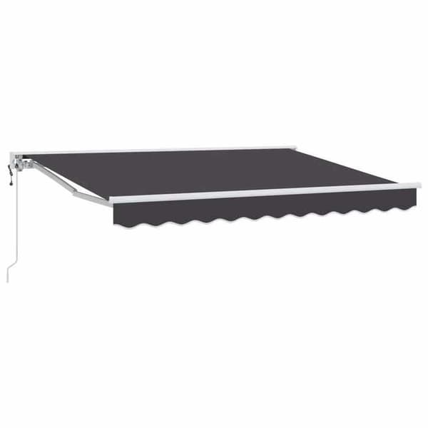 Maison Exclusive - Elektrisk utdragbar markis Antracit 3,5 x 2,5 m