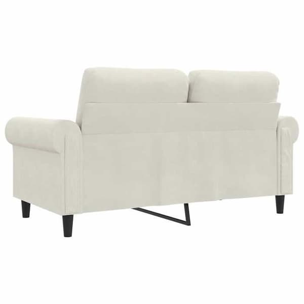 Maison Exclusive - Soffa 2-sits Crème 120 cm Sammet