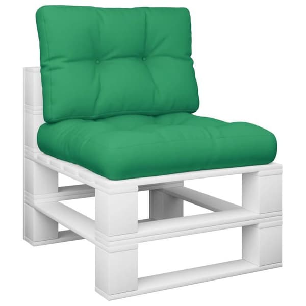 Maison Exclusive - Pallet puder sæt af 2 grøn stof