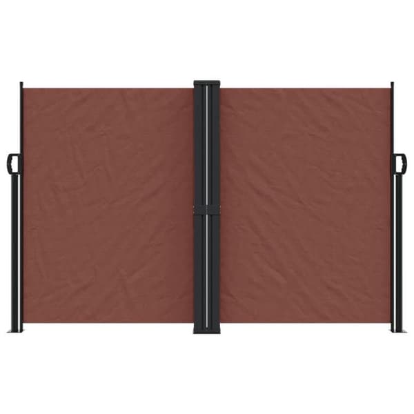 Maison Exclusive - Fällbart sidotak brun 160x1200 cm brun