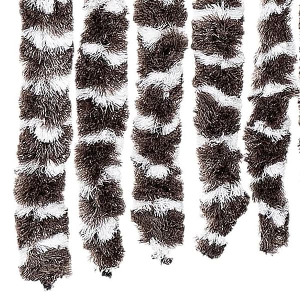 Maison Exclusive - Brun och vit myggnät 100x200 cm chenille