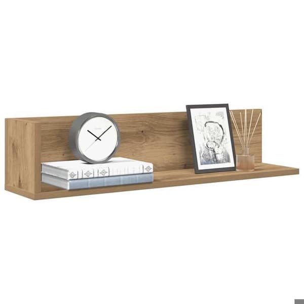Maison Exclusive - 2 kpl seinähyllyjä käsityötammi 75x16,5x16,5 cm