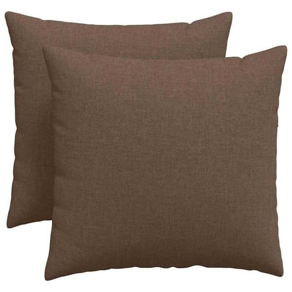 Maison Exclusive - Soffkuddar 2 st tyg Brun 50 x 50 cm brun
