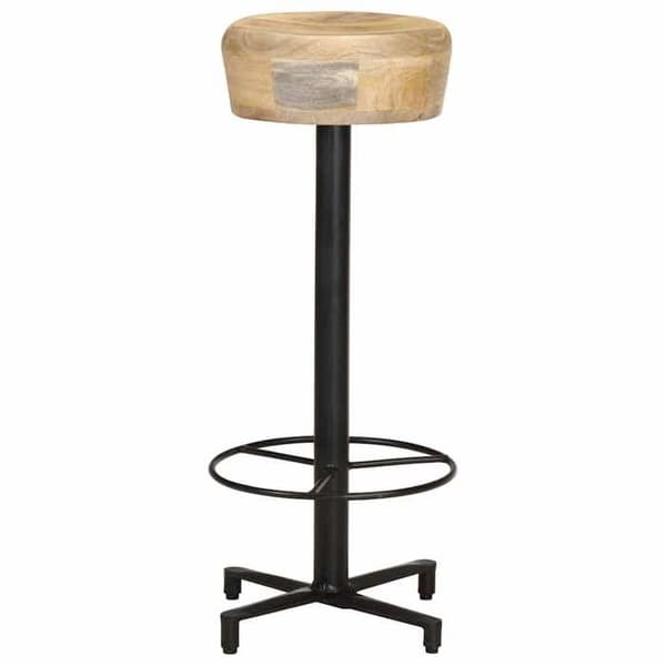 Maison Exclusive - Barstolar set om 2 76 cm massiv mangoträ