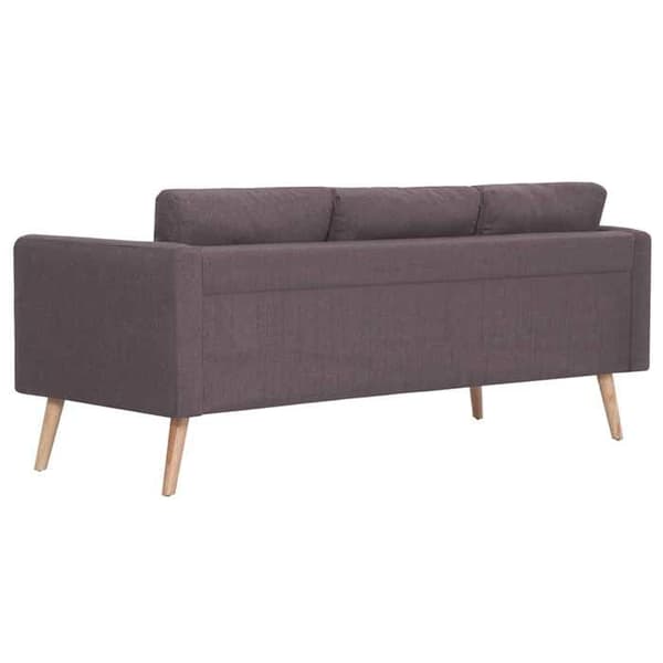 Maison Exclusive - 2 kpl taupe-kangasta sohvasetti Mol