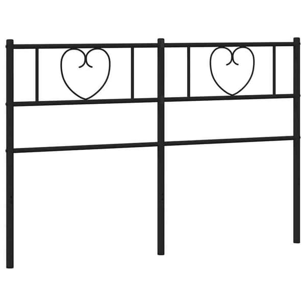 Maison Exclusive - Erstatnings hovedgærde i sort metal 160 cm